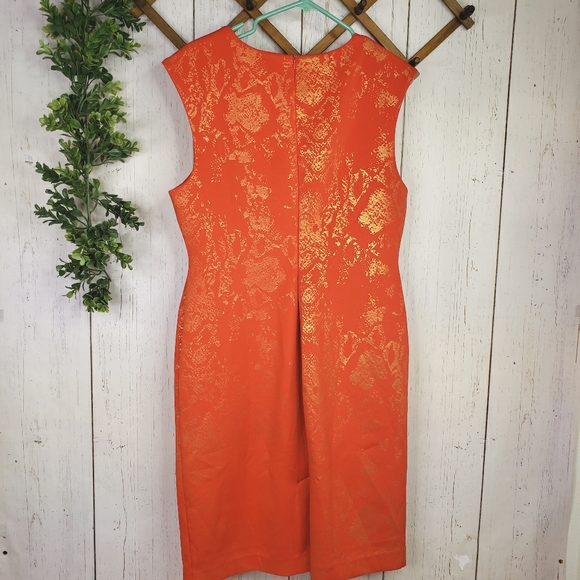 PHILOSOPHY orange gold dress - Picture 3 of 7